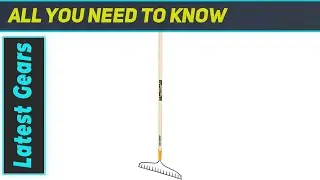 True Temper 2811600 Steel 16-Tine Bow Rake with 57-Inch Hardwood Handle - Best for Small