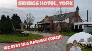 We stayed at the Sidings Hotel in York - Rooms in Railway coaches!