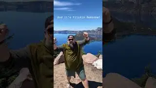 Volcano in a Volcano?! Crater Lake is WILD! #andyfilmsandhikes #craterlake