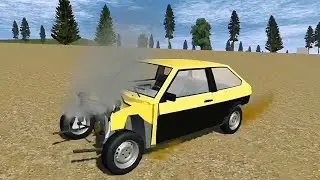 Simple Car Crash Physics Sim Gameplay | Realistic Car Crash Game
