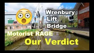 Wrenbury Lift Bridge - OUR REVIEW.   Car & Cyclist RAGE?