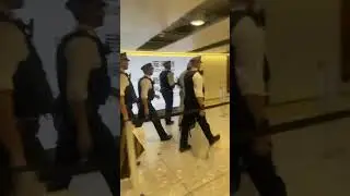 Nines arrested at the airport