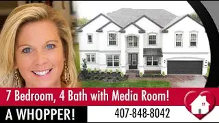 New Homes | Winter Garden, FL | Del Rio Plan by Meritage | McCallister Landing | HUGE Floor Plan!