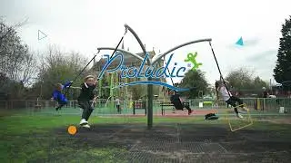 Aerial rotating playground equipment with flying seats, R24-ITY-724 | #Proludic #GPCP