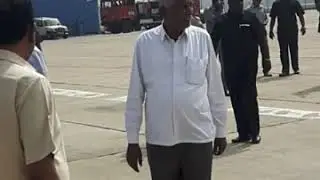 At HAL Airport with Honourable Chief Minister of Karnataka Shri Siddaramiah Ji in Bengaluru