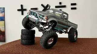 First Indoor Test Run:  C24 Build with RBR/C Portal Axles, MN Wheels, Custom Paintjob, WPL body kit