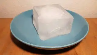 [HD] Melting ice block | 7 hours in 60 seconds time lapse