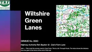 GRMUID 3560 - Highway Authority Ref: Baydon 12 - Zoe's Farm Lane