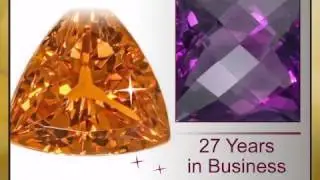 Great Size! Spectacular Orange Spessartite Garnet Gemstone for SALE, Trillion Cut, 8.60 carats - afr
