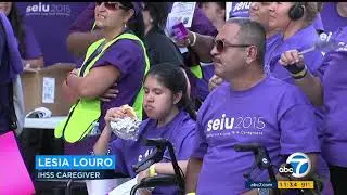 SEIU Action KABC: Labor and social justice activists shut down SB County budget meeting