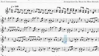 Sky Sanctuary from Sonic and Knuckles - Video Game Music - Play Along for C Instruments