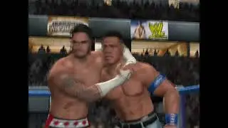 WWE SD VS RAW 2010: CM PANK VS JOHN CENA #WWE #AEW #GAME PS2