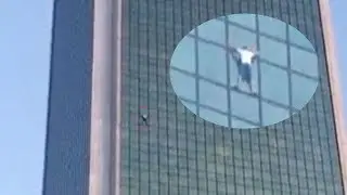 Polish climber scales Warsaw's 170 meter Marriott Hotel without ropes