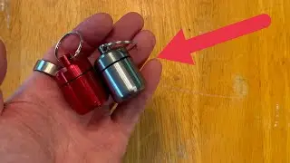 Ear Plug Carrying Case Keychain Small Waterproof Metal Earplug Case Ear Plug Holder Container