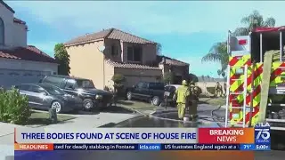 Homicide investigation underway after 3 bodies found after Riverside house fire