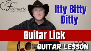 Guitar Lick in the Key of G - Guitar Walk Down G C D Em A - Country Guitar Lesson - Tutorial