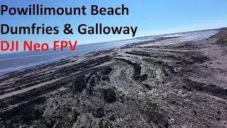 FPV Powillimount Beach, Dumfries and Galloway, SW Scotland