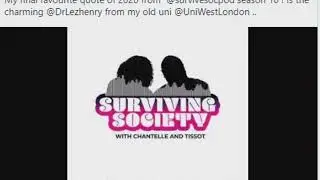 Prof Lez on Surviving Society 2020 - explains sociology in 30 seconds 🤔🦁