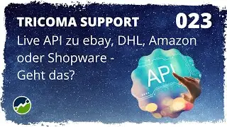 tricoma support #023: Live API zu ebay, DHL, Amazon oder Shopware? Abgleiche schneller? Geht das?