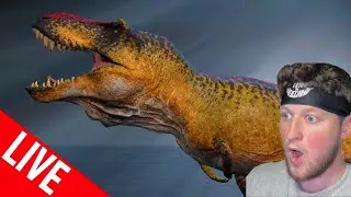 🔴LIVE - PART II GROWING TYRANNOSAURUS REX TO ELDER Hordetesting | The Isle Evrima #theisle #dinosaur