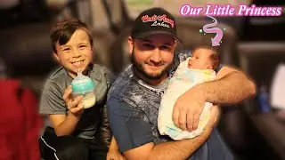 Dad Feeding His Daughter For The First Time
