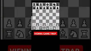 VIENNA GAME TRAP #checkmate #trap #sacrifice #chesstricks #shorts