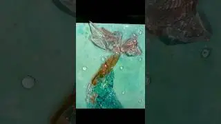 Create This Stunning Mermaid Tail Out of Crushed Glass! #shorts