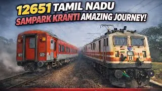 Journey In 12651 Tamil Nadu Sampark Kranti Express 🚆 | Bhopal to Delhi | #train #railfan 