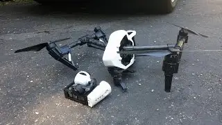 DJI inspire 1 crash drone human error