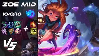 MID Zoe vs Orianna - EU Challenger Patch 25.S2.4