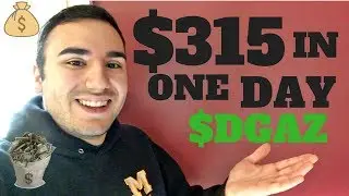 How I Made $315 In One Day Trading $DGAZ | Swing Trading For Beginners