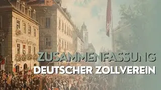German Customs Union around 1834 simply explained: Industrialization | Caricature | Foundation | ...
