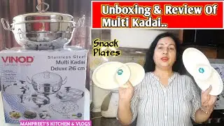 मल्टी कढ़ाई मे बनाए अलग-अलग तरह के खाने/Trending Multi Kadai - Unboxing ,Cost & Review Of This Kadai