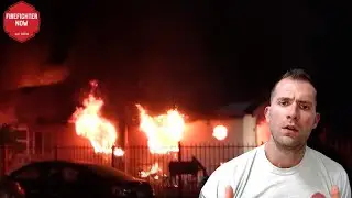 Firefighter Reacts to Fully Involved House Fire