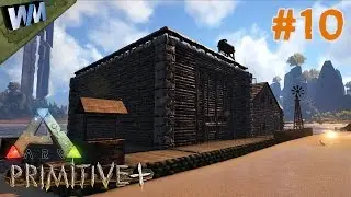 ARK Primitive+ EP10 - Water Well, Windmill & Steel Water Tank! (Gameplay)