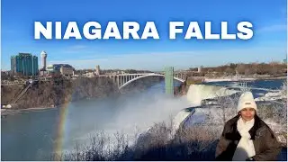 The view of Niagara Falls during winter ❄️ || What should you wear?
