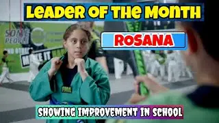 Rosana Student of the Month, showing improvement in school with heaps more confidence.