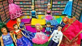 கல்யாணத்துக்கு புது துணி எடுக்க போறாங்க ||Maha Marriage Shopping|| Part 1|| My Barbie Shows