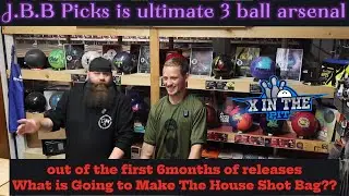 J.B.B. picks his bowling balls for his house shot arsenal from the first 6 month releases /2025 //4k