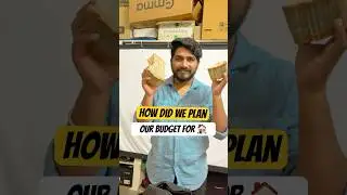 Budget planning for Flat💰 #shorts #shortsindia #telugu #teluguvlogs #shishacouple #minivlog #fypp
