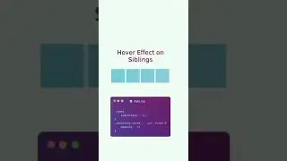 Hover effect in sibling 
