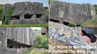 World's Largest Megaliths &ndash; Two Hour Close-Up Video Of Yangshan Quarry, China. Stone Is Mirror-Black