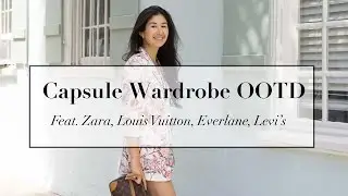 Capsule Wardrobe Lookbook - Ft. Zara, Levi's, Everlane | Audrey A La Mode