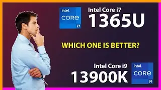 INTEL Core i7 1365U vs INTEL Core i9 13900K Technical Comparison