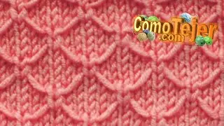 C&oacute;mo Tejer Rombos Peque&ntilde;os Bonitos y F&aacute;ciles 2 agujas palitos, knitting, tricot (1665)