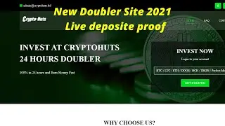 crypto-huts.ltd  | new bitcoin doubler website 2021 | Live deposite Proof | Leight btc Doubler today