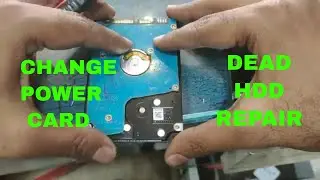 Dead hard disk recovery or repair by changing power card | Toshiba HDD data recovery not working