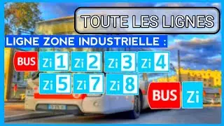 [TOUTES LES LIGNES] 《Zone Industrielle 》• Zi1 à Zi8 (BUS TCL)