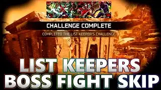 Black Ops 7 Zombies; BOSS FIGHT SKIP GLITCH! LIST KEEPERS CHALLANGE BOSS SKIP - BO7 Zombies Glitches