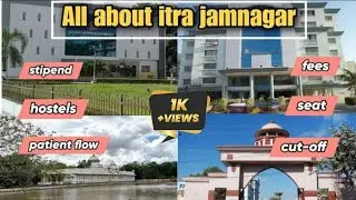 ITRA jamnagar all details 🏨🩺 (full information) best bams clg..central univ